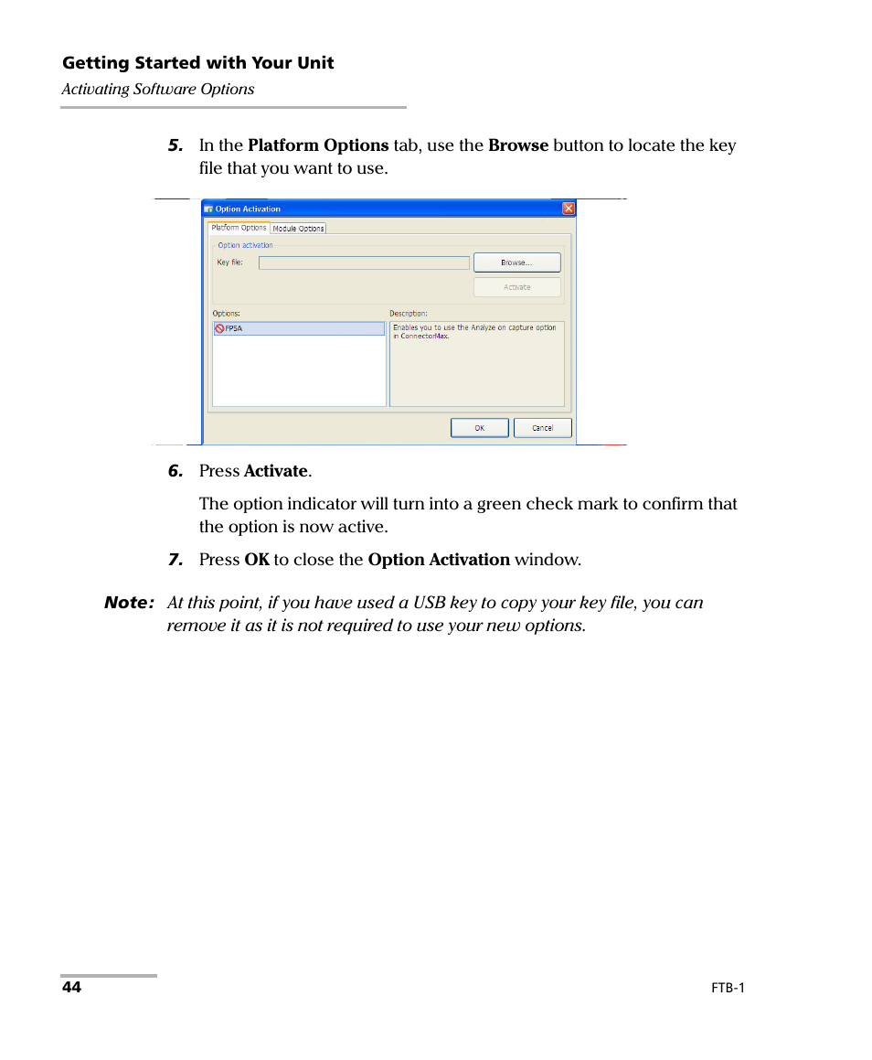 EXFO FTB-1 User Manual | Page 54 / 234