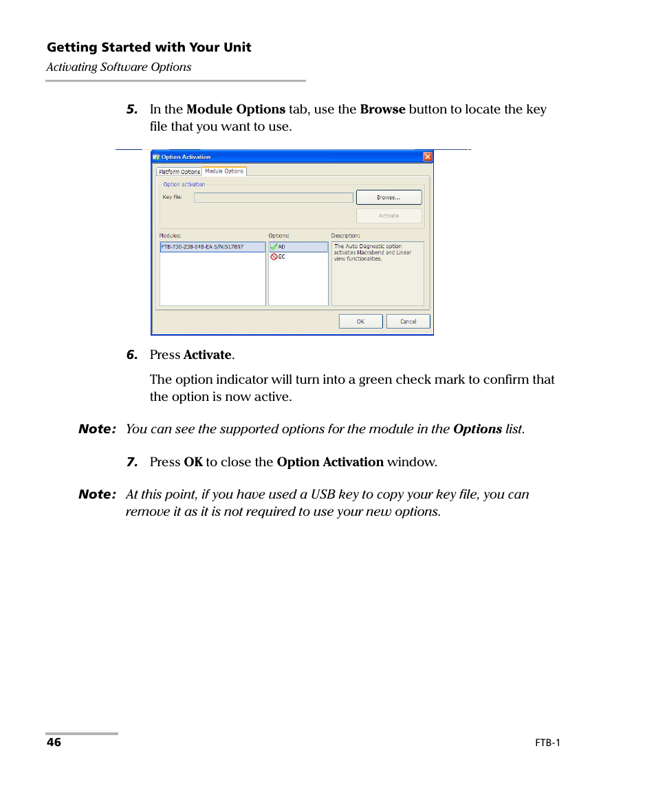 EXFO FTB-1 User Manual | Page 56 / 234