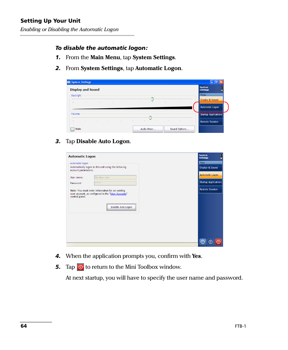 EXFO FTB-1 User Manual | Page 74 / 234