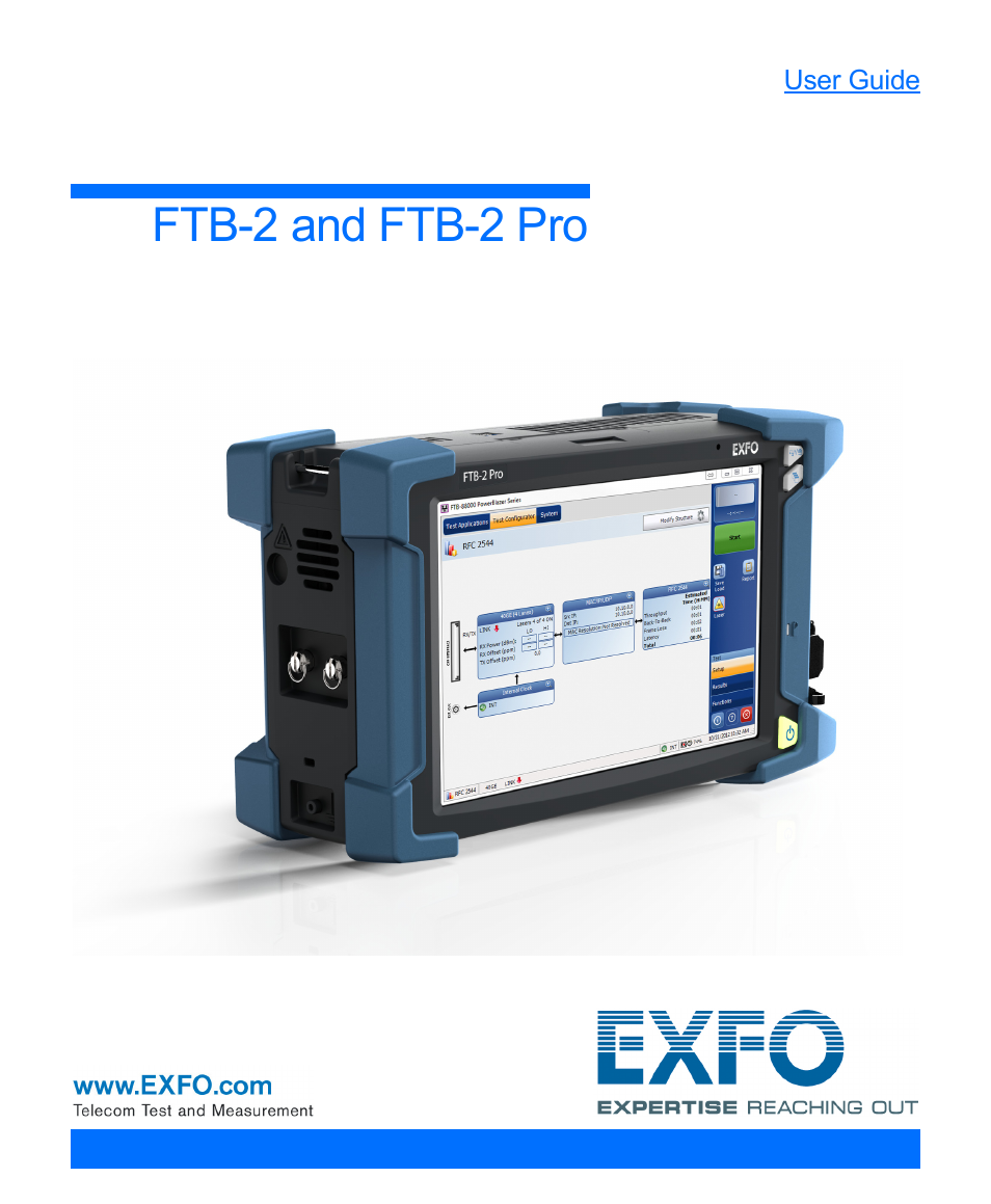 EXFO FTB-2 User Manual | 443 pages