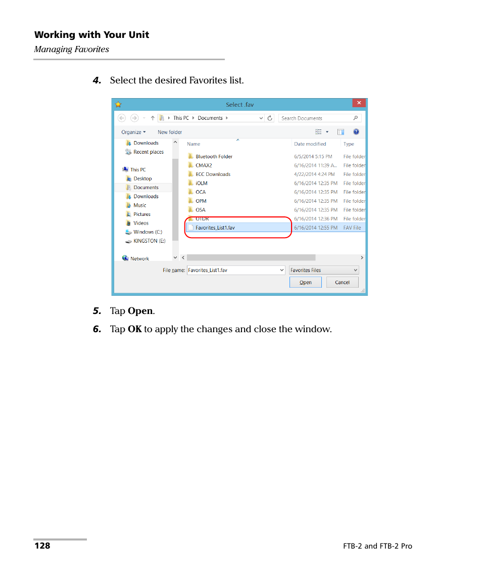 EXFO FTB-2 User Manual | Page 138 / 443
