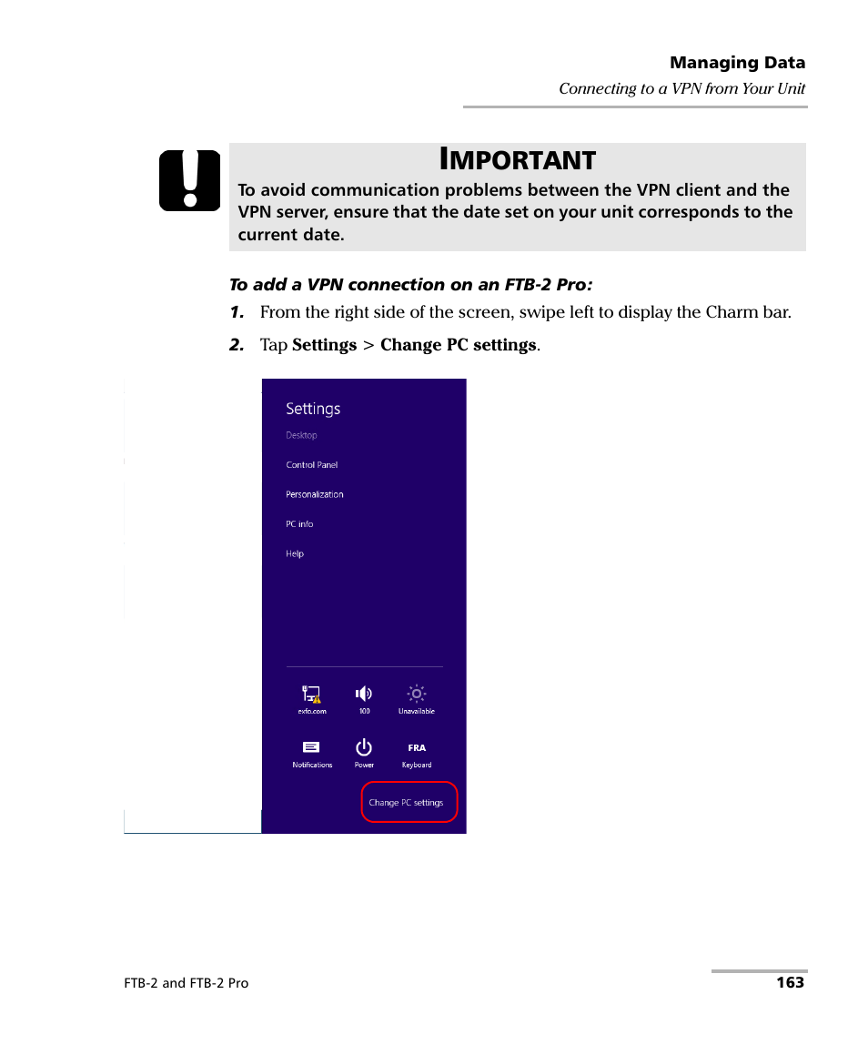 Mportant | EXFO FTB-2 User Manual | Page 173 / 443