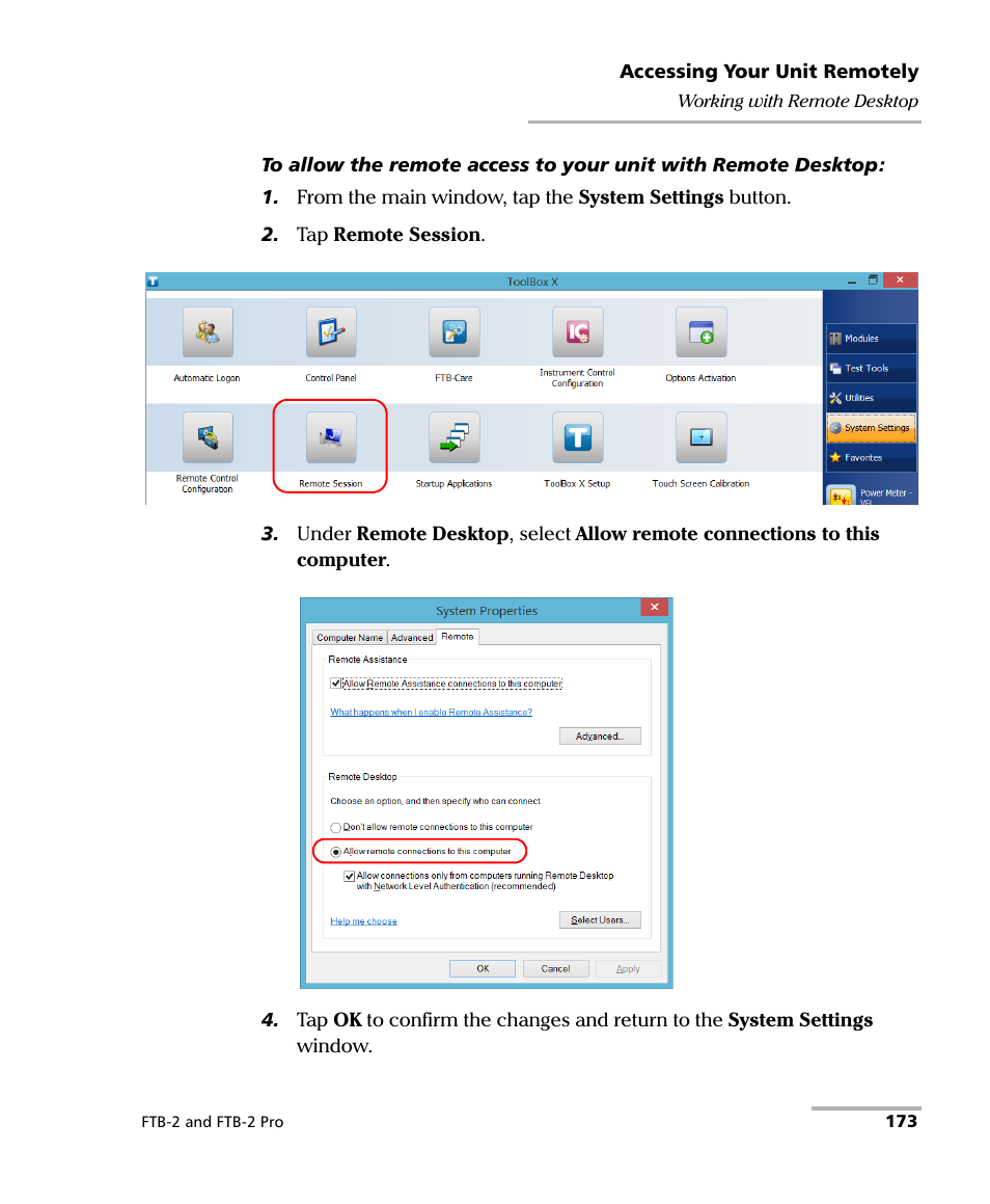 EXFO FTB-2 User Manual | Page 183 / 443