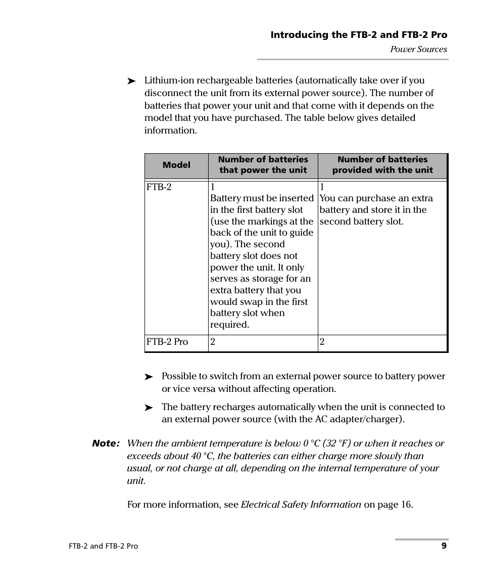 EXFO FTB-2 User Manual | Page 19 / 443