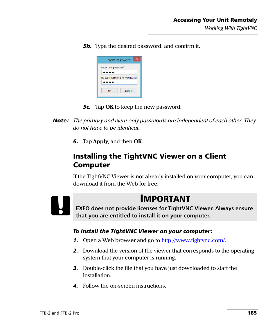 Mportant | EXFO FTB-2 User Manual | Page 195 / 443