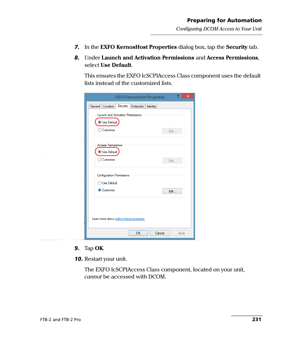 EXFO FTB-2 User Manual | Page 241 / 443