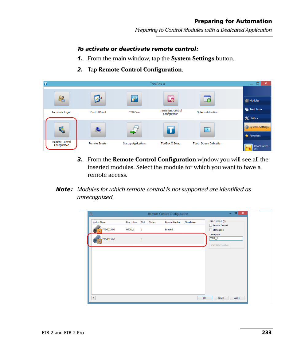 EXFO FTB-2 User Manual | Page 243 / 443