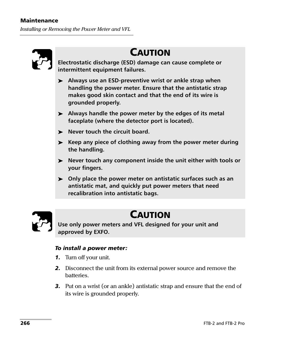 Aution | EXFO FTB-2 User Manual | Page 276 / 443