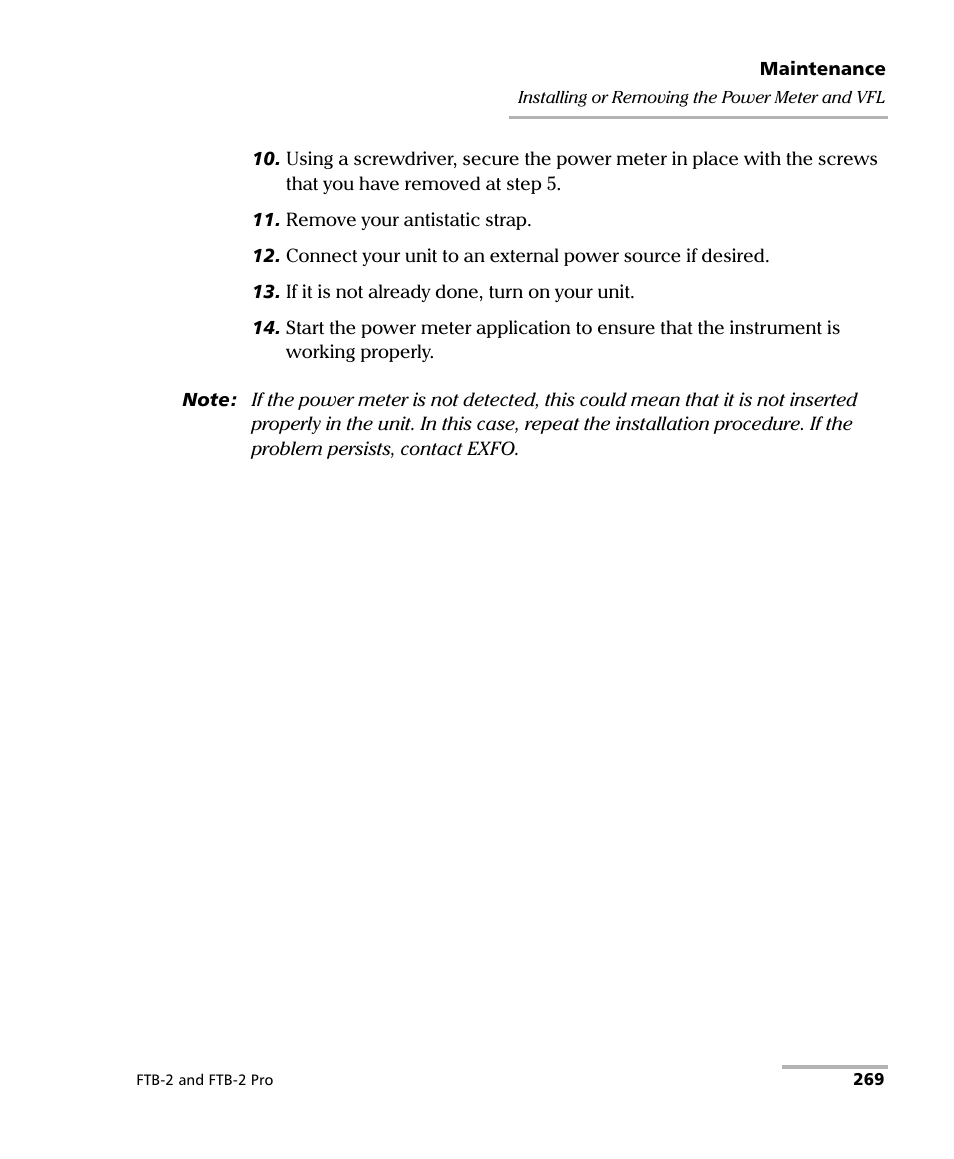 EXFO FTB-2 User Manual | Page 279 / 443