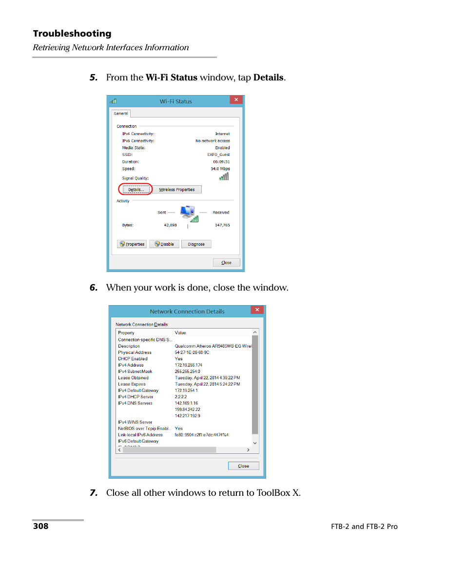 EXFO FTB-2 User Manual | Page 318 / 443