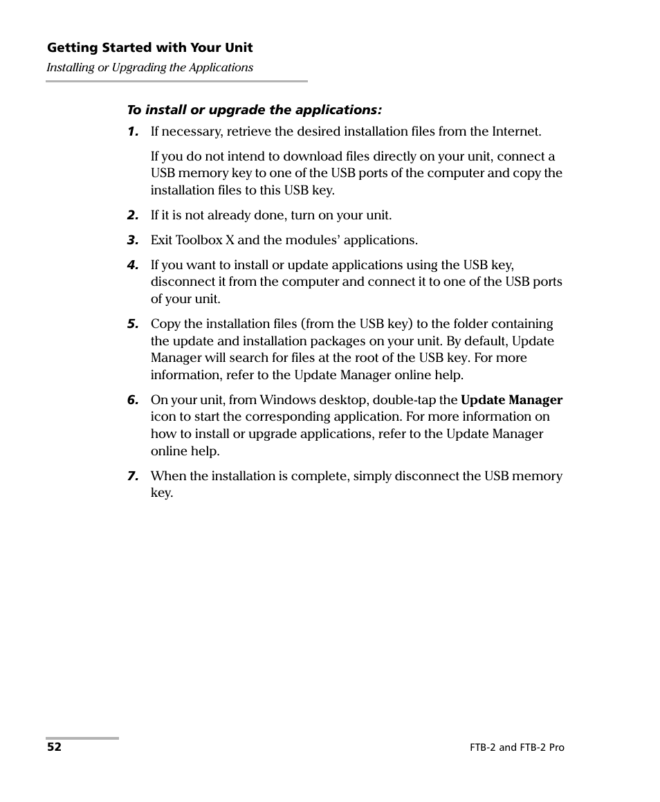 EXFO FTB-2 User Manual | Page 62 / 443