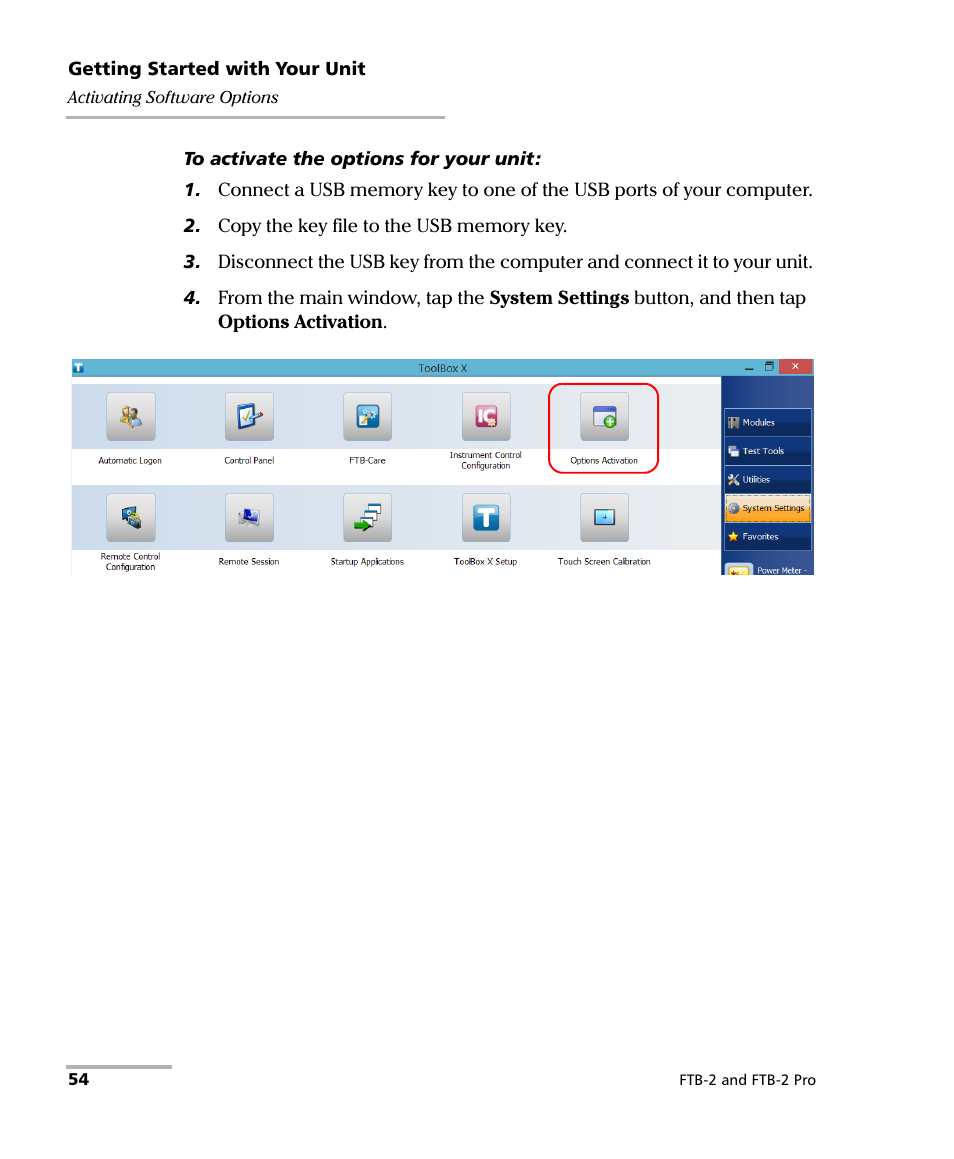 EXFO FTB-2 User Manual | Page 64 / 443