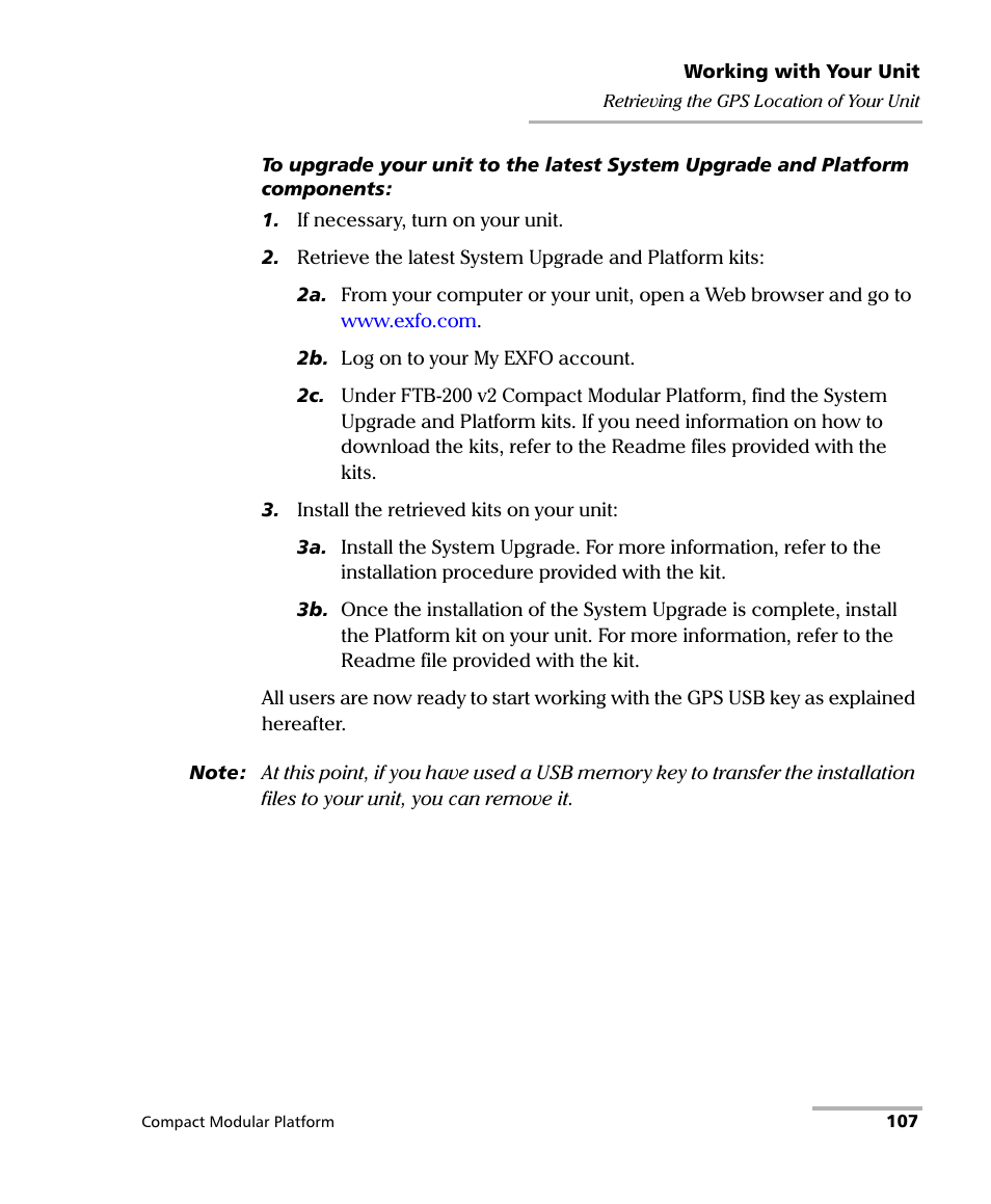 EXFO FTB-200 v2 Compact Modular Platform User Manual | Page 117 / 222