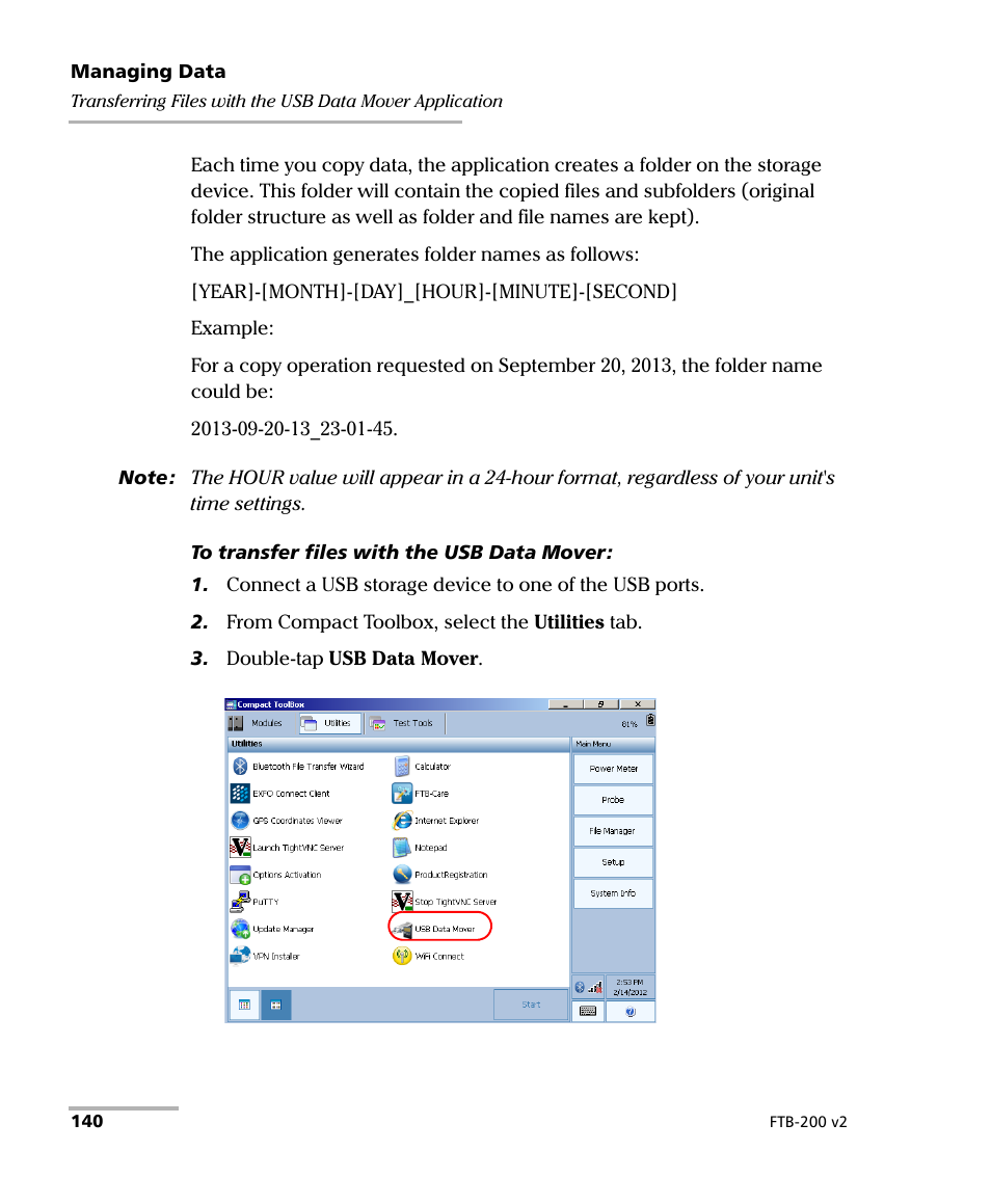 EXFO FTB-200 v2 Compact Modular Platform User Manual | Page 150 / 222