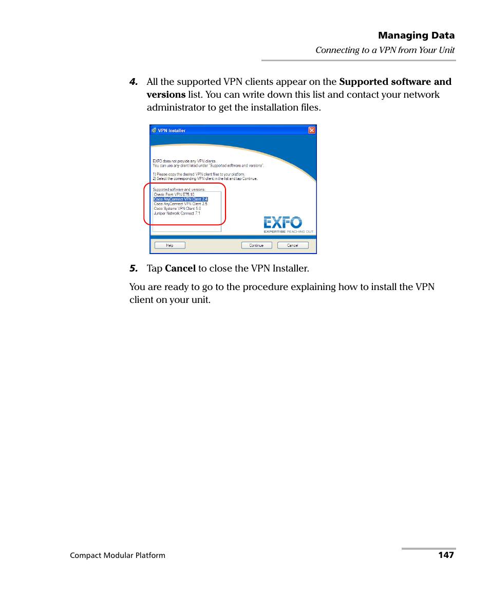 EXFO FTB-200 v2 Compact Modular Platform User Manual | Page 157 / 222