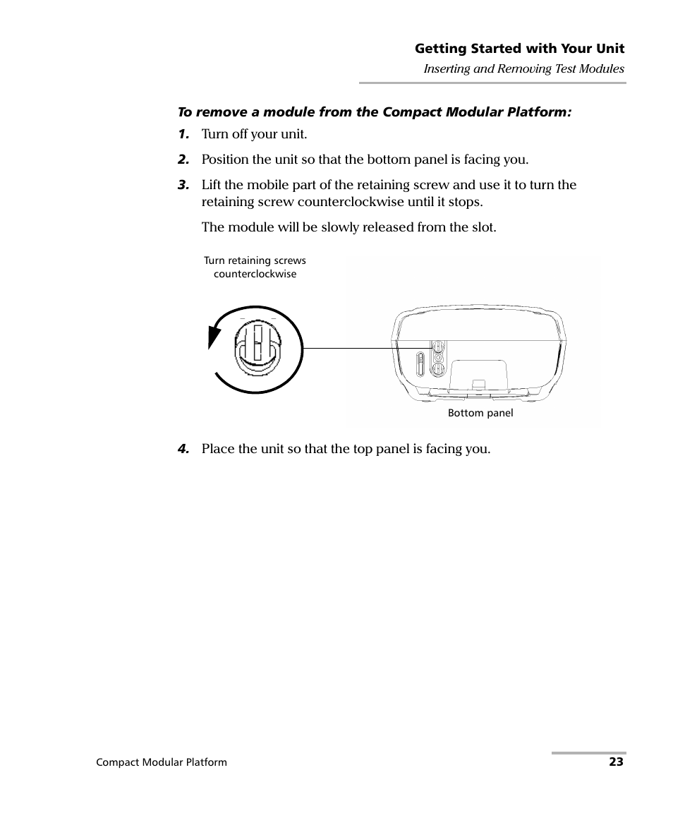 EXFO FTB-200 v2 Compact Modular Platform User Manual | Page 33 / 222