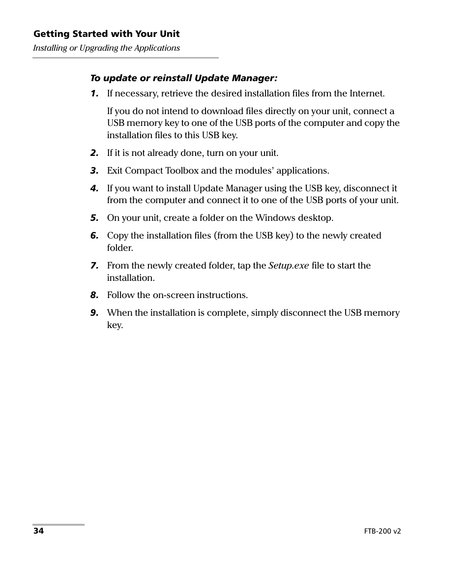 EXFO FTB-200 v2 Compact Modular Platform User Manual | Page 44 / 222