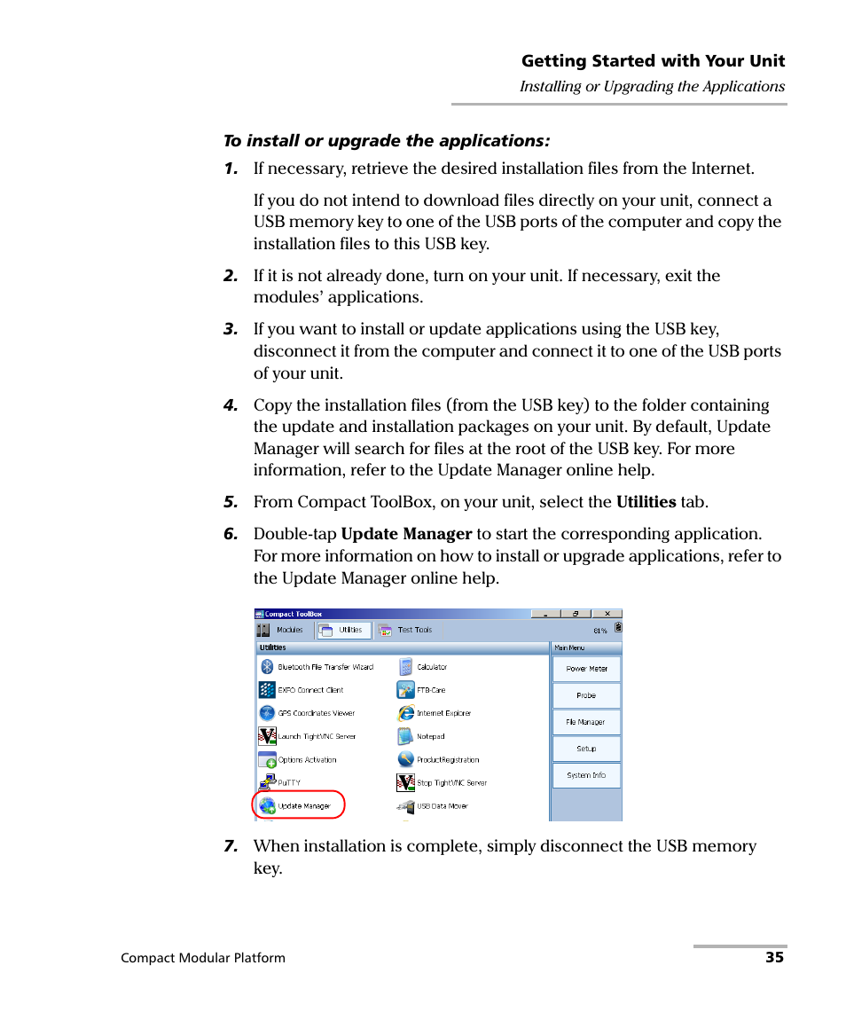 EXFO FTB-200 v2 Compact Modular Platform User Manual | Page 45 / 222