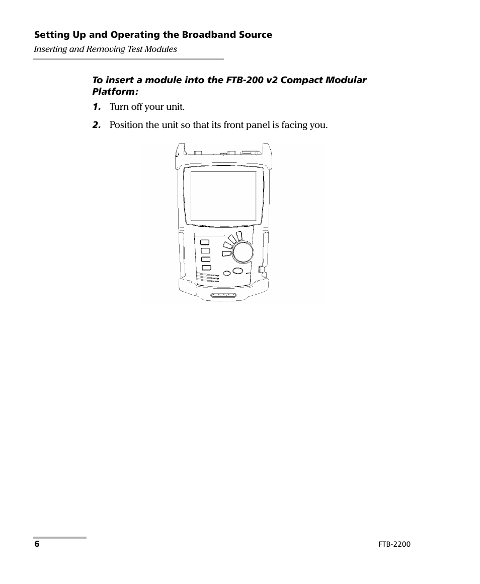 EXFO FTB-2200 for FTB-200 v2 User Manual | Page 10 / 41