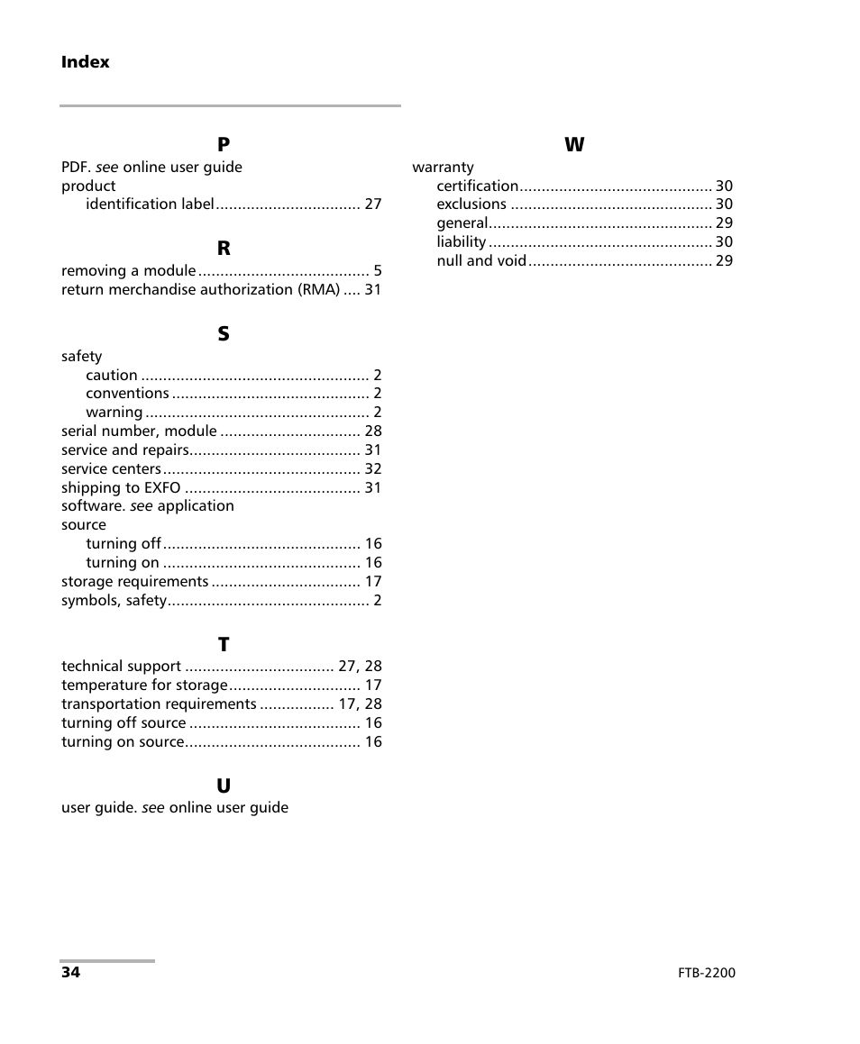 EXFO FTB-2200 for FTB-200 v2 User Manual | Page 38 / 41