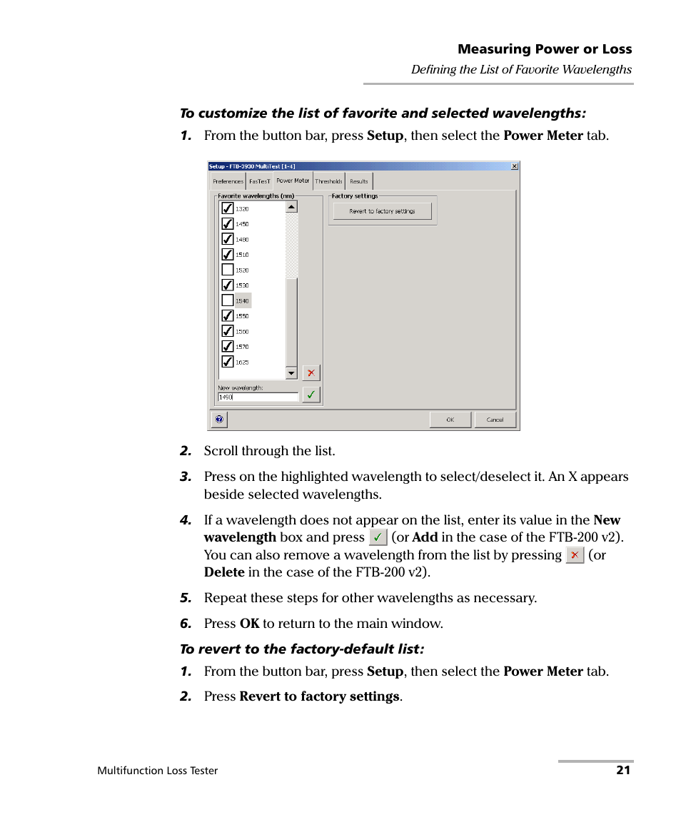 EXFO FTB-3930 MultiTest User Manual | Page 27 / 101