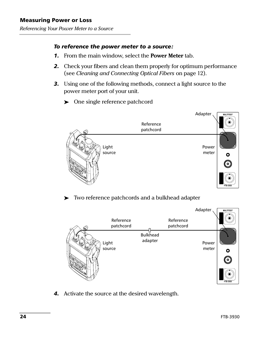 EXFO FTB-3930 MultiTest User Manual | Page 30 / 101