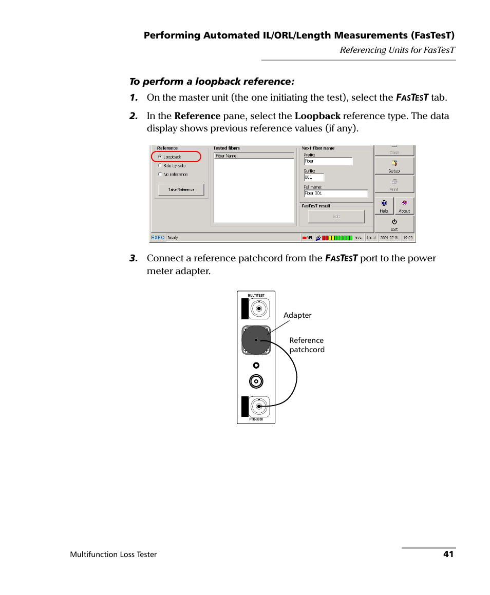 EXFO FTB-3930 MultiTest User Manual | Page 47 / 101