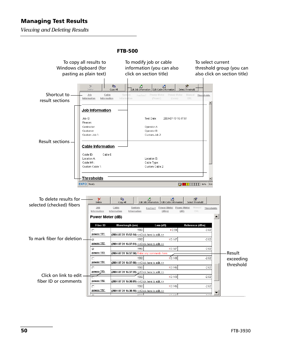 EXFO FTB-3930 MultiTest User Manual | Page 56 / 101