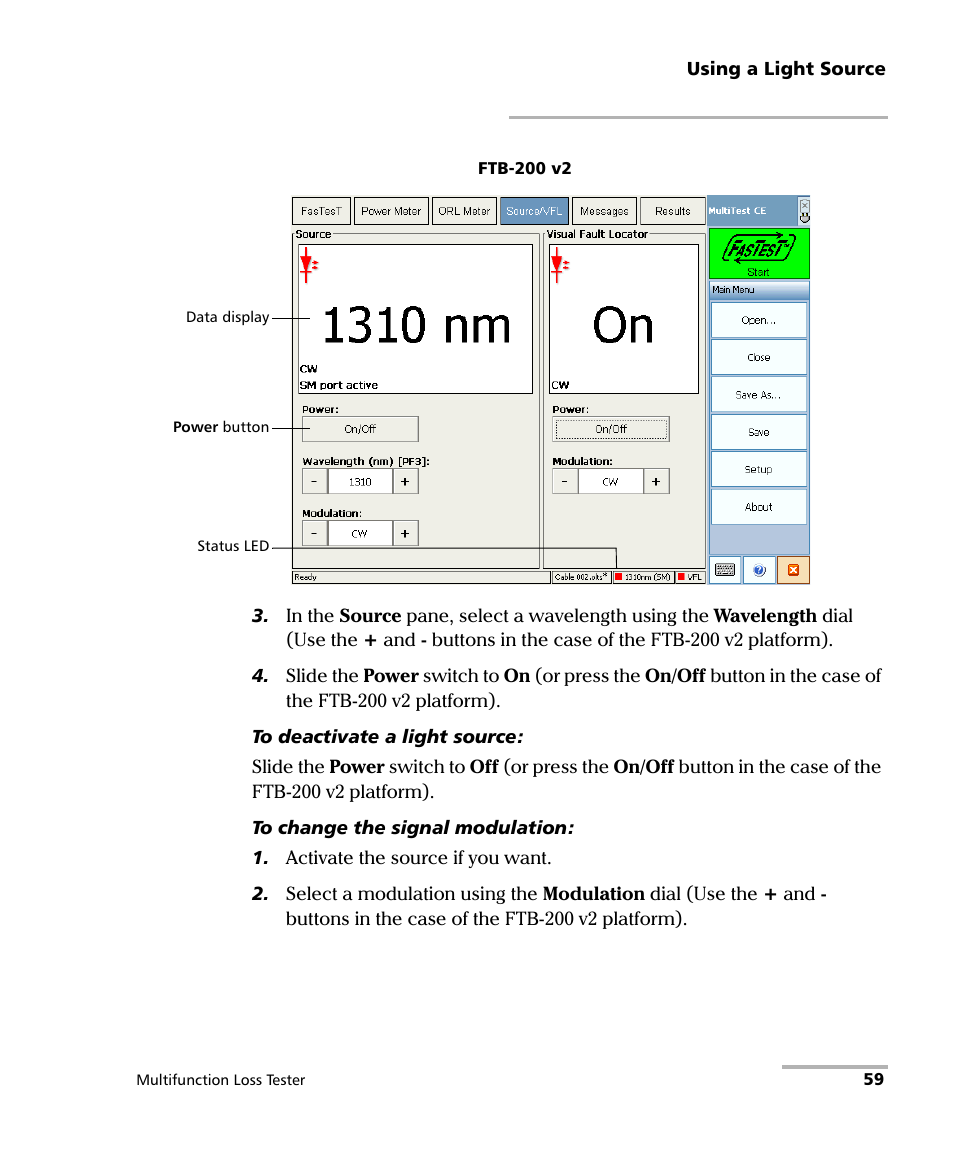 EXFO FTB-3930 MultiTest User Manual | Page 65 / 101