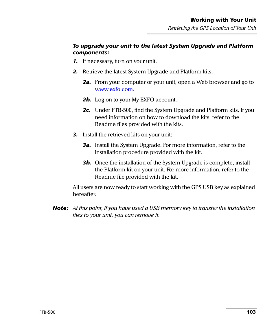 EXFO FTB-500 (Window XP) User Manual | Page 113 / 405