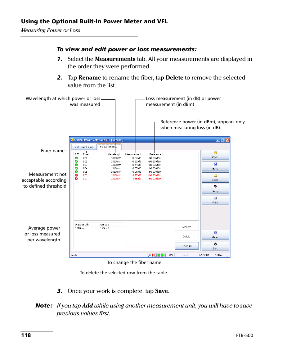 EXFO FTB-500 (Window XP) User Manual | Page 128 / 405