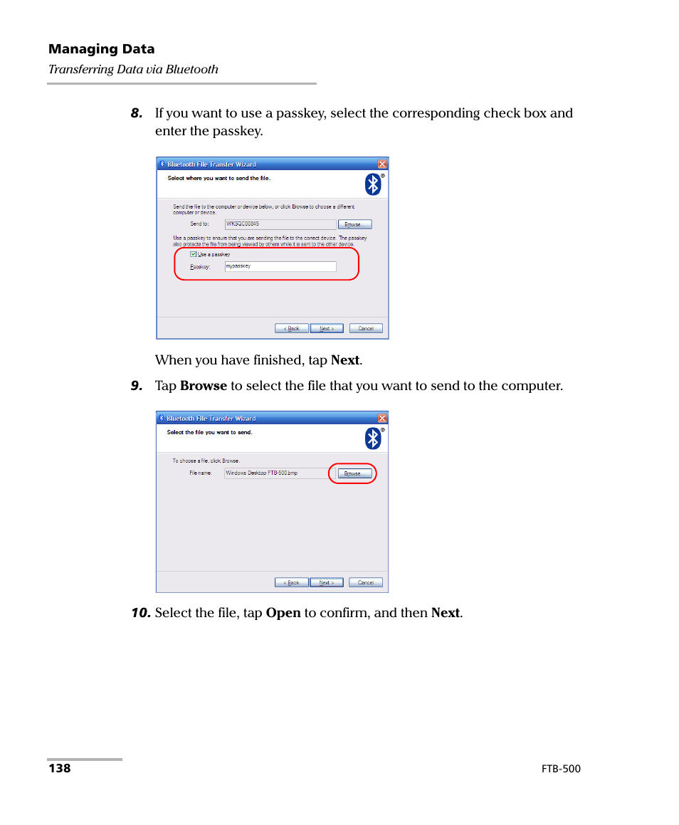 EXFO FTB-500 (Window XP) User Manual | Page 148 / 405