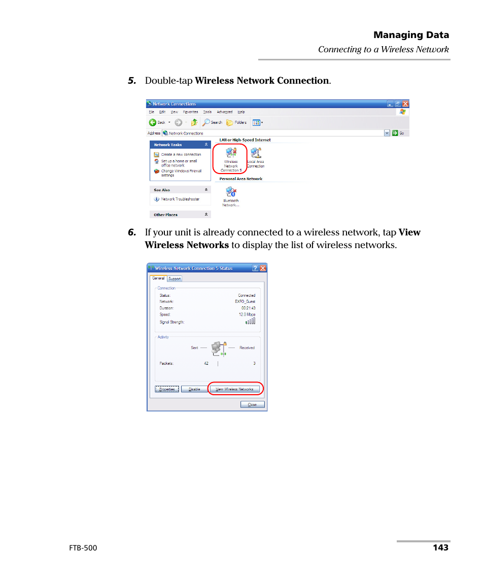 EXFO FTB-500 (Window XP) User Manual | Page 153 / 405