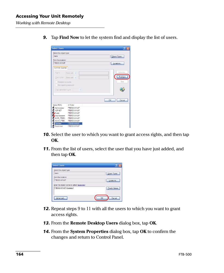 EXFO FTB-500 (Window XP) User Manual | Page 174 / 405
