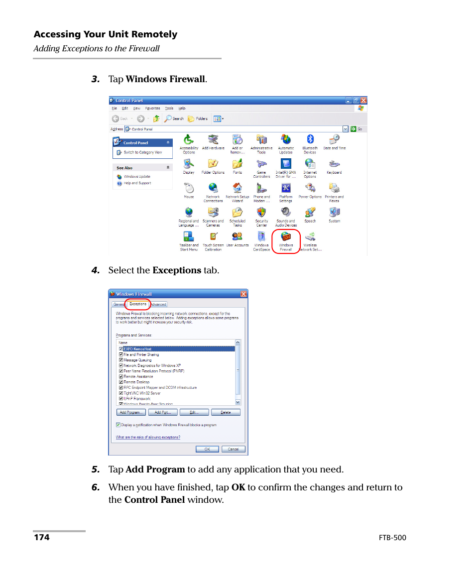 EXFO FTB-500 (Window XP) User Manual | Page 184 / 405