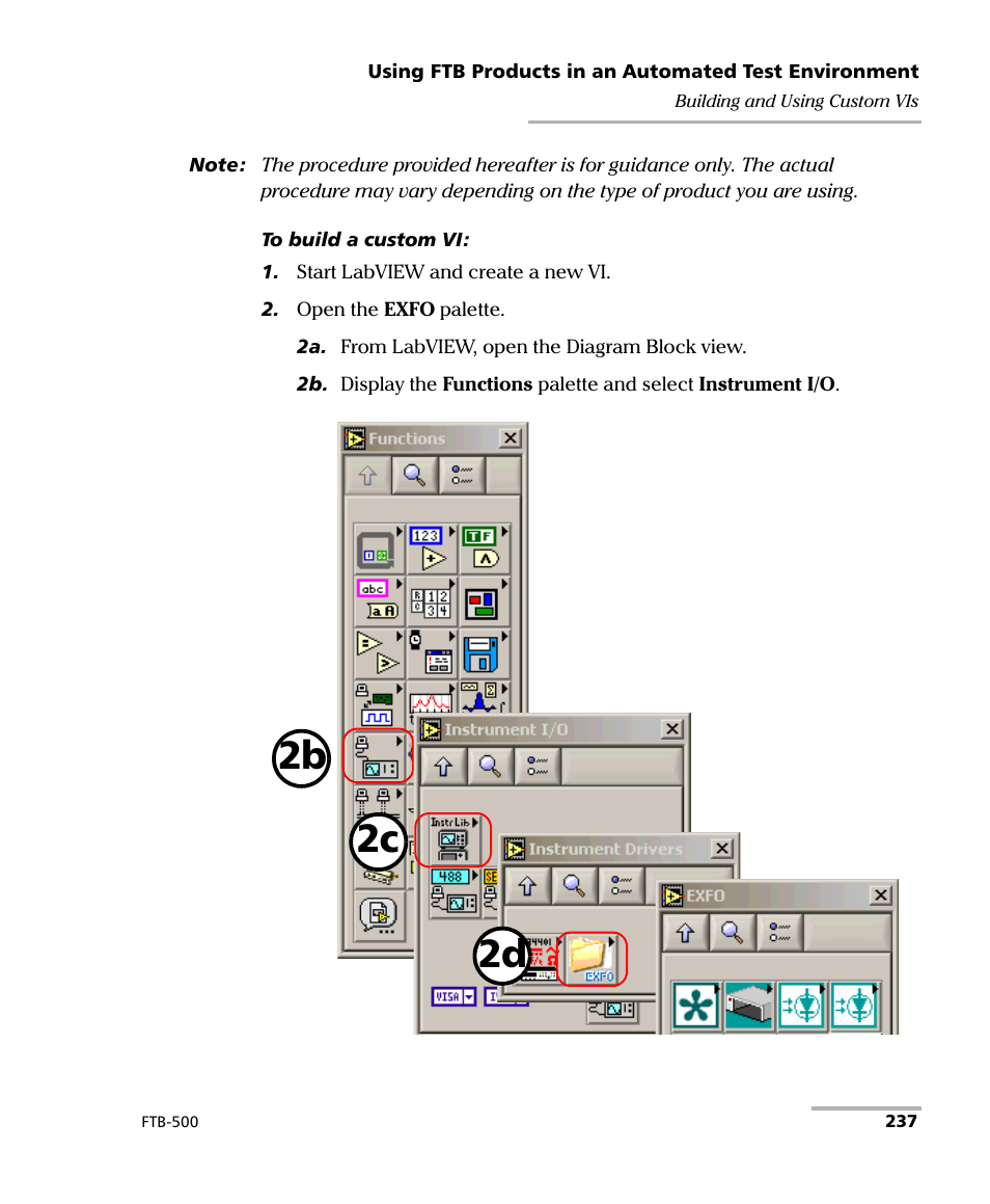 2b 2c 2d | EXFO FTB-500 (Window XP) User Manual | Page 247 / 405
