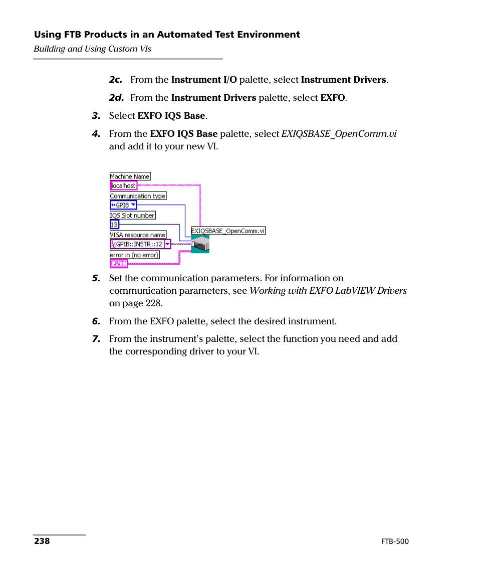 EXFO FTB-500 (Window XP) User Manual | Page 248 / 405