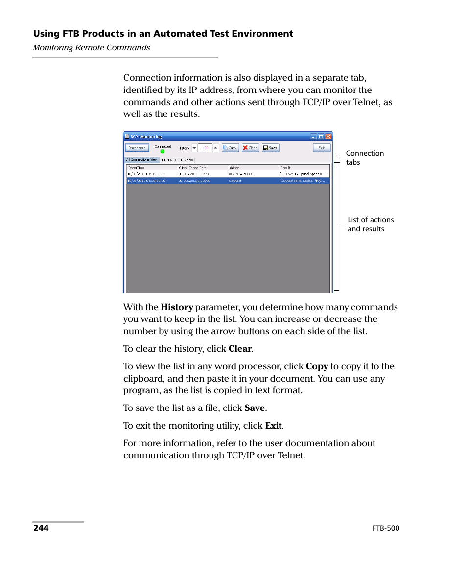 EXFO FTB-500 (Window XP) User Manual | Page 254 / 405