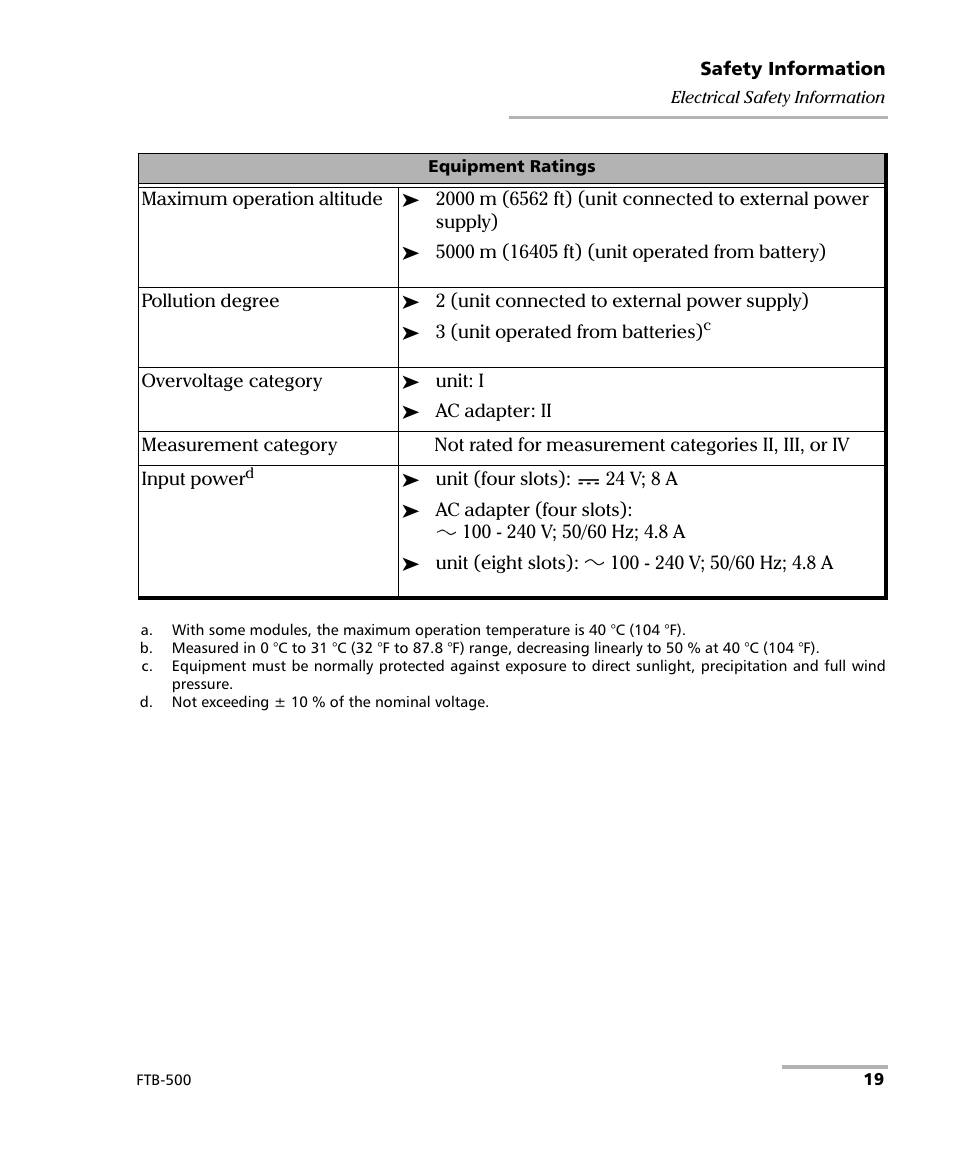 EXFO FTB-500 (Window XP) User Manual | Page 29 / 405