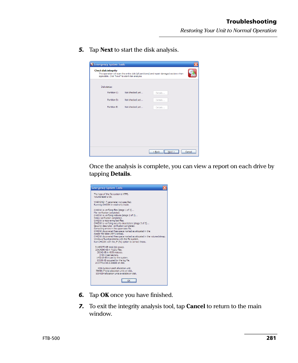 EXFO FTB-500 (Window XP) User Manual | Page 291 / 405