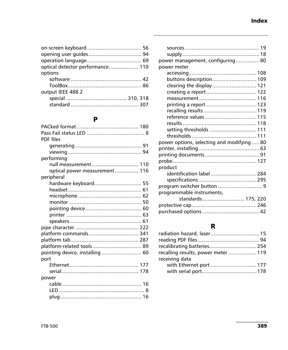 EXFO FTB-500 (Window XP) User Manual | Page 399 / 405