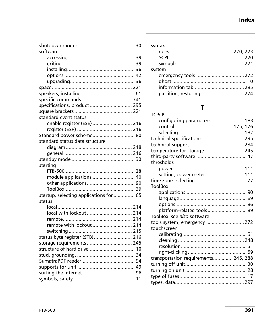 EXFO FTB-500 (Window XP) User Manual | Page 401 / 405