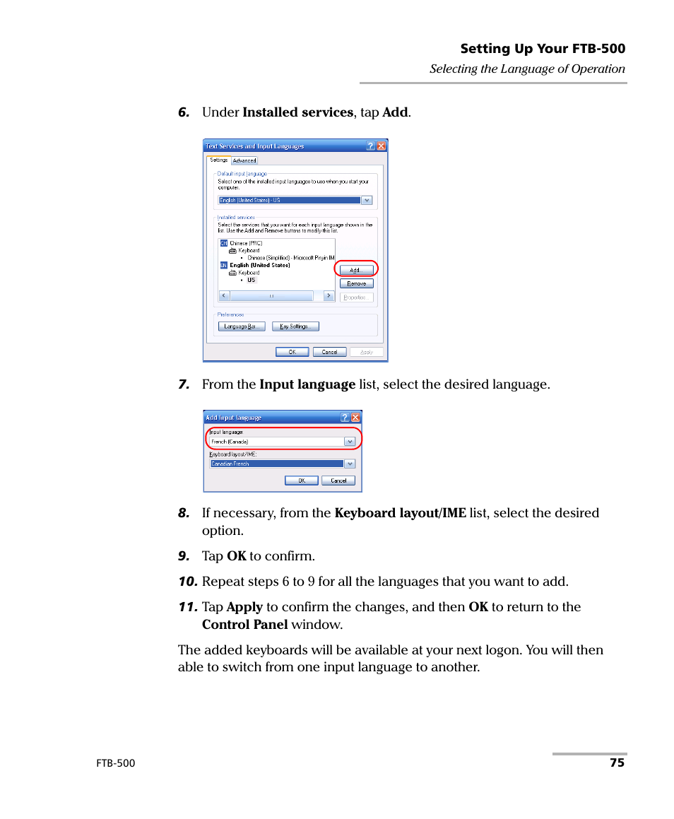EXFO FTB-500 (Window XP) User Manual | Page 85 / 405