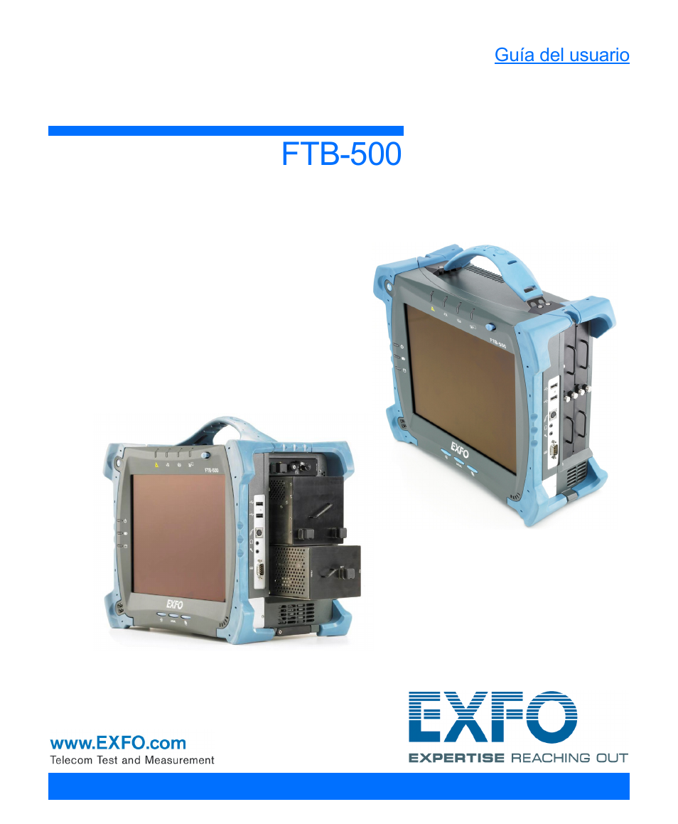 EXFO FTB-500 (Window XP) User Manual | 477 pages