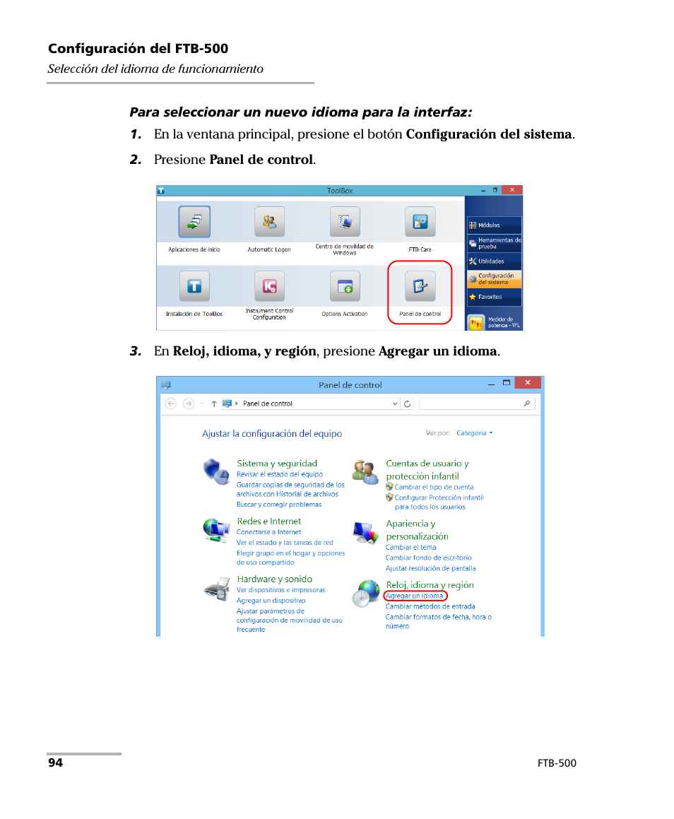 EXFO FTB-500 (Window XP) User Manual | Page 102 / 477