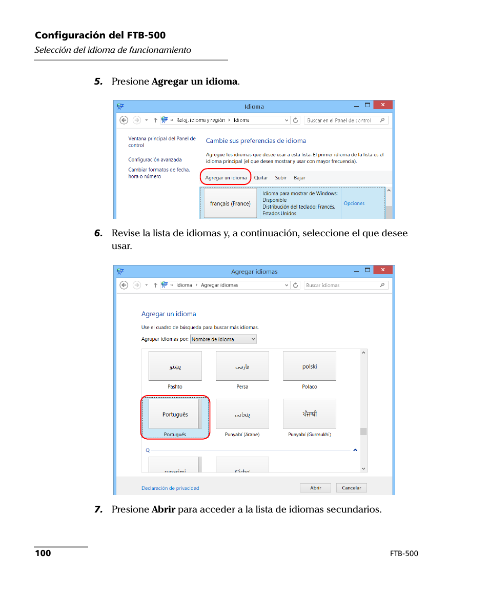 EXFO FTB-500 (Window XP) User Manual | Page 108 / 477