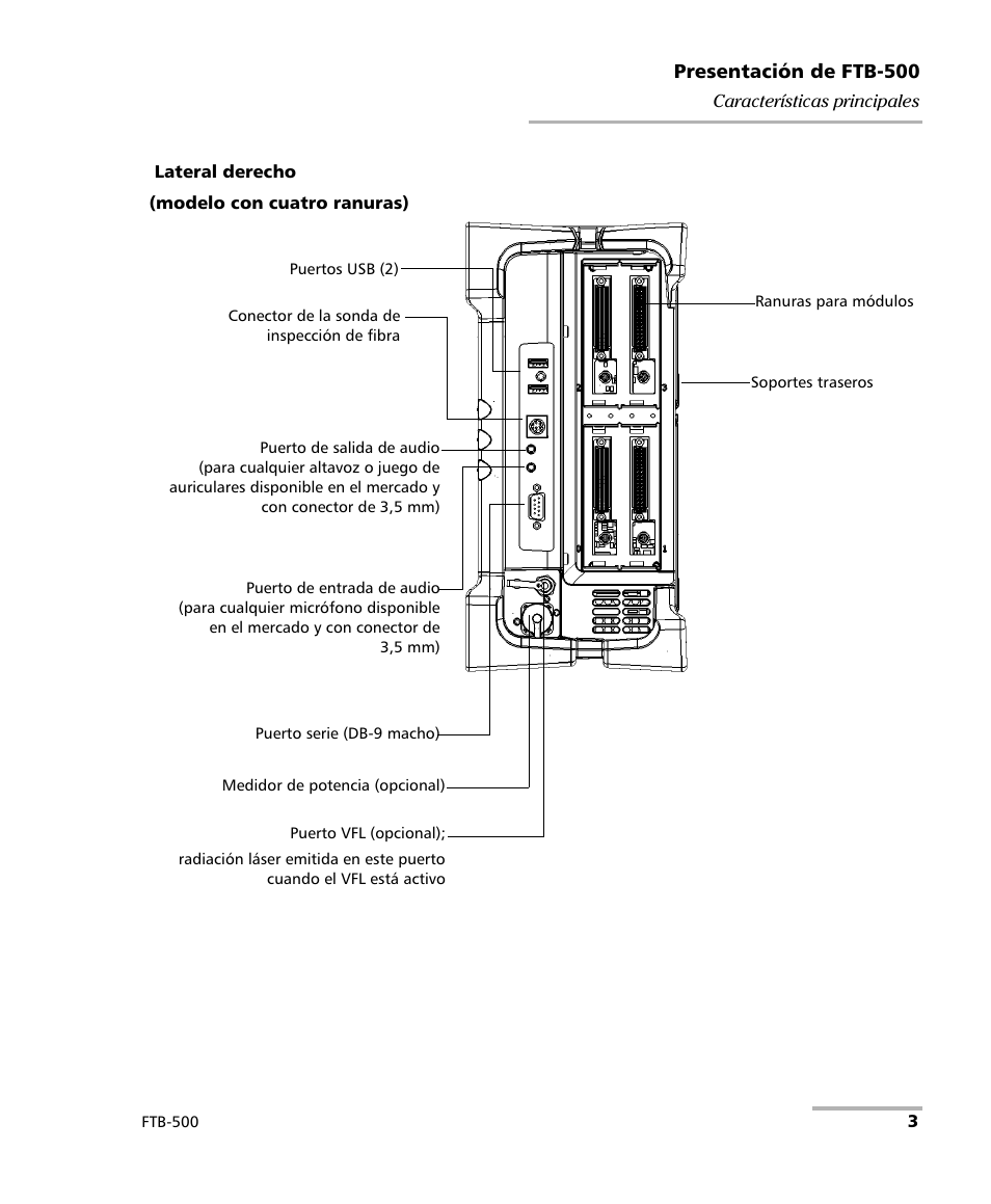 EXFO FTB-500 (Window XP) User Manual | Page 11 / 477