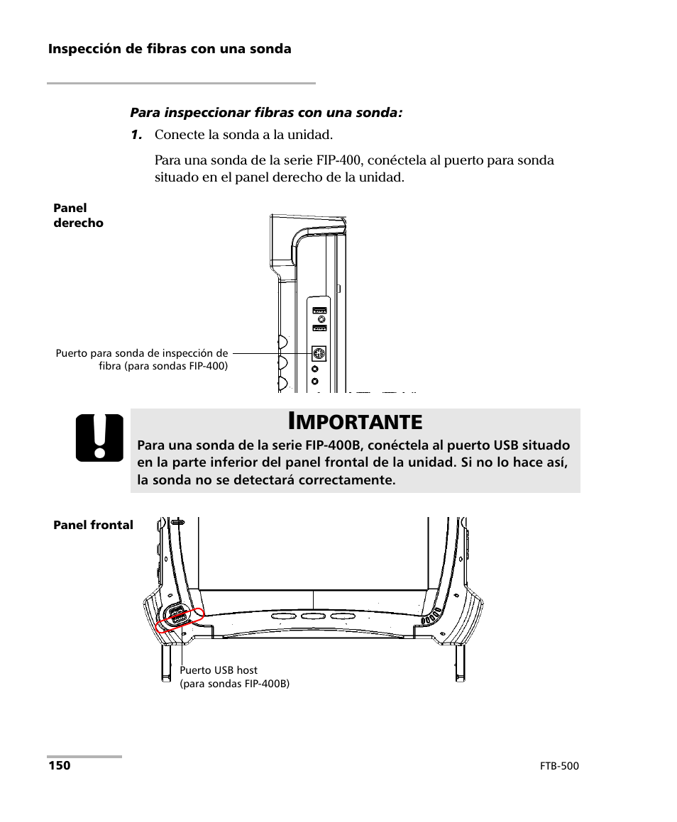 Mportante | EXFO FTB-500 (Window XP) User Manual | Page 158 / 477