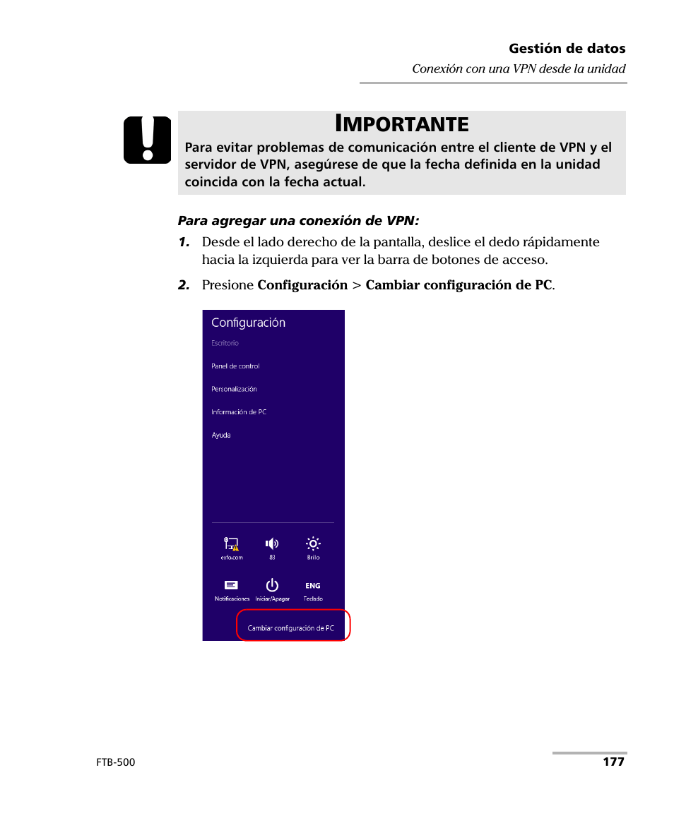 Mportante | EXFO FTB-500 (Window XP) User Manual | Page 185 / 477