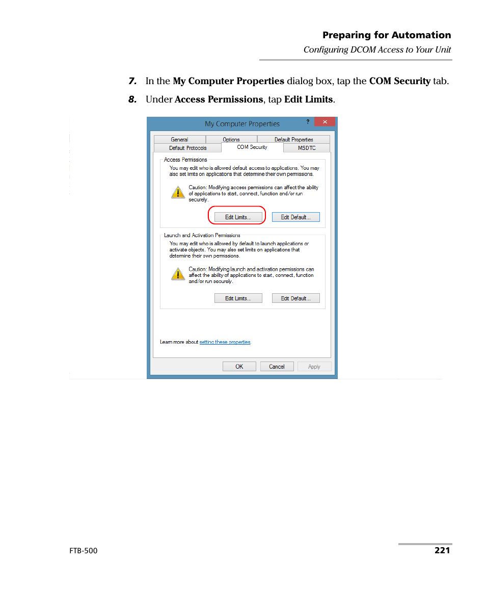 EXFO FTB-500 (Window XP) User Manual | Page 229 / 477